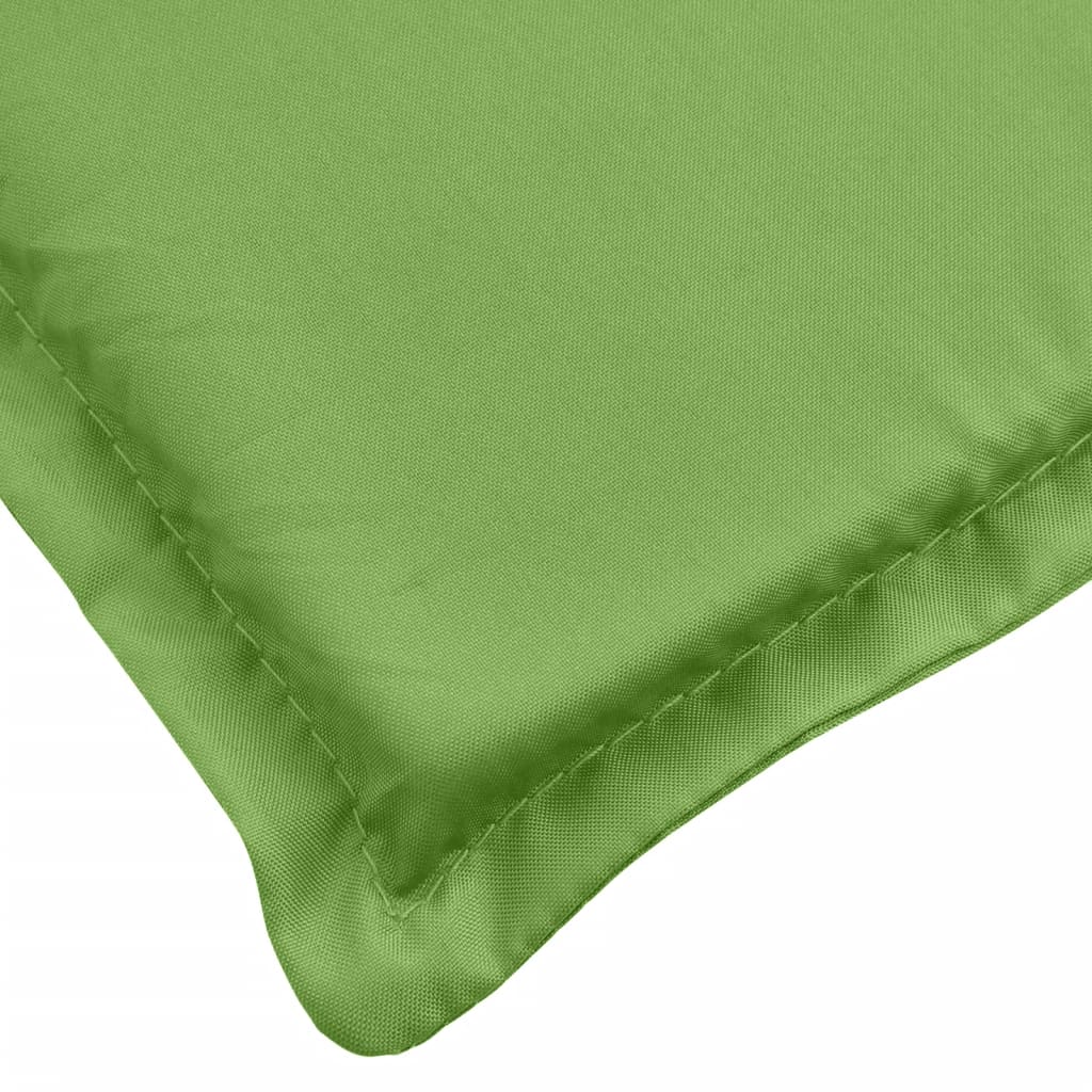 High Back Chair Cushions 6 Pcs Melange Green 120x50x4 Cm Fabric
