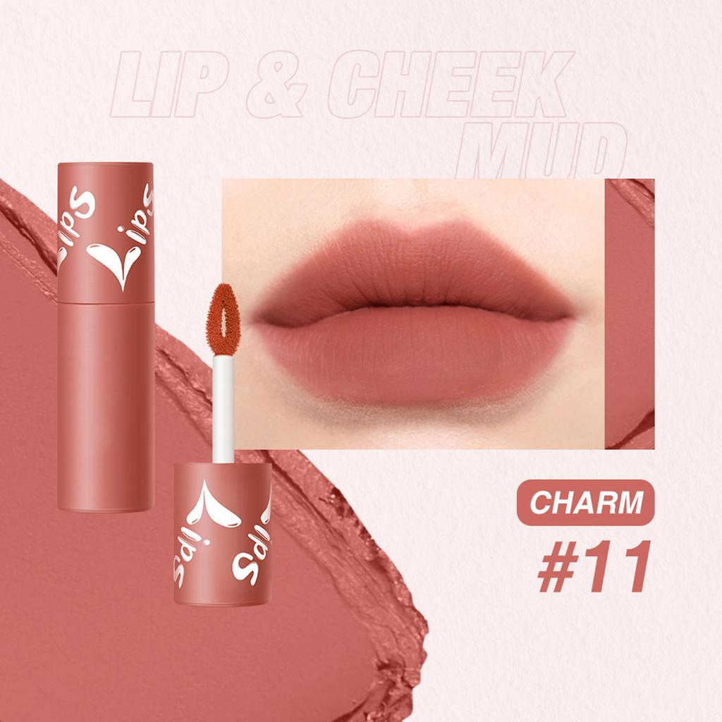 Velvet Matte Lip Stain | Long-wear Smudge-proof Lipstick | Highly Pigmented Gloss for Daily or Party