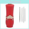Pin Exquisite Lipstick Shape Cushion Beautiful Retractable Design Portable Household Needle