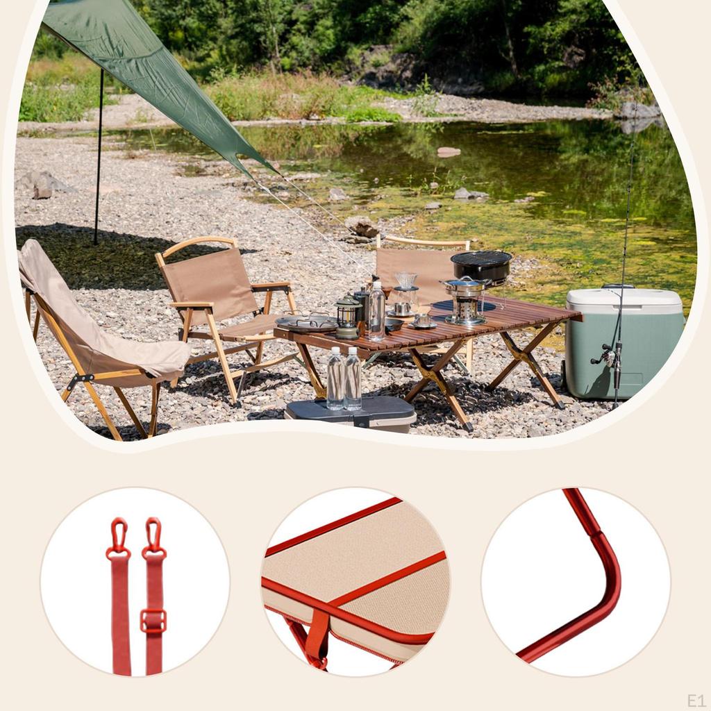 Camping Stool Folding Fishing Oxford Cloth Heavy Duty for Backpacking Outdoor