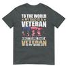 My Dad Is A Veteran Fathers Day Dad Grandpa Veteran TShirt