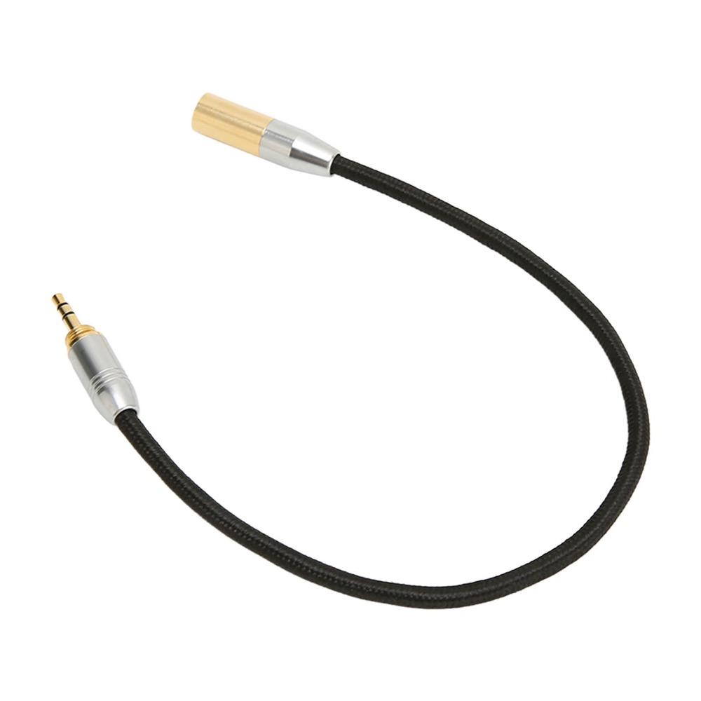 3 Pin Connector Professional Audio Cable 3.5mm to Mini XLR Adapter  Professional Audio