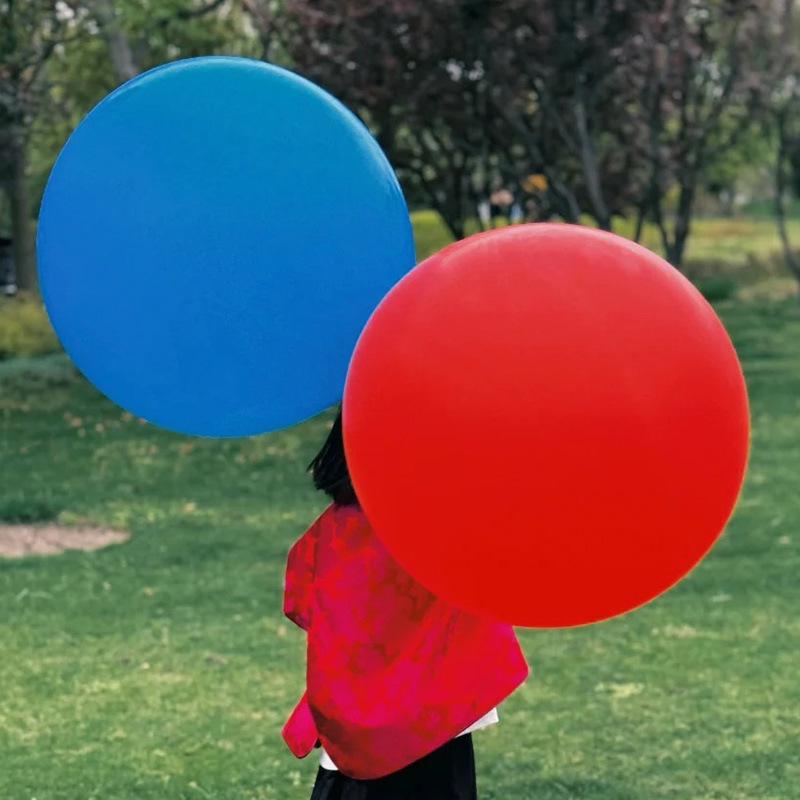 18-Inch Thickened Explosion-Proof Round Balloon for Kids - Lawn, Park, and Decoration Use