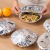 30Pcs Elastic Aluminum Foil Food Covers Heat Resistant Insulation Covers For Kitchen And Picnics