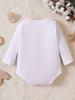 Baby Winter And Fall Onesie Long Sleeves “MY SISTER HAS PAWS” Round Neck 100% Cotton Triangle Onesie