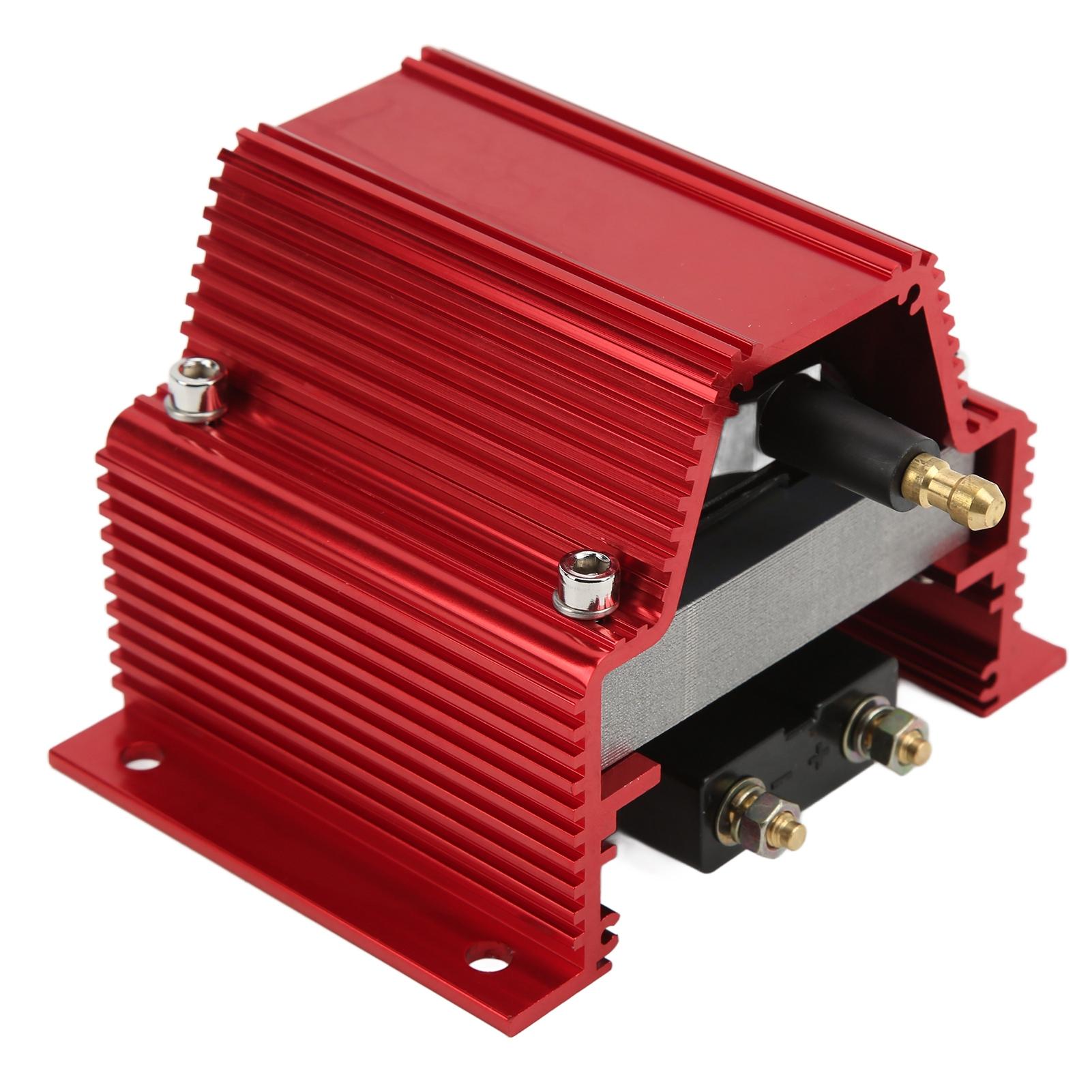 

Высокопроизводительная катушка зажигания с красным электрическим сердечником, красная замена для Chevy V8 Street Drag Racing