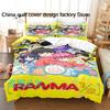 Hip Hop Ranma 12 Bedding Set Single Twin Full Queen King Size Bed Set Adult Kid Bedroom Duvetcover Sets Anime