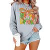 Women's Loose Comfortable Casual Fashionable Character Printing Round Neck Long Sleeved Sweatshirt