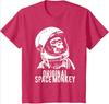 Original Space Monkey Funny Sarcastic Humor design-100% cotton summer O-neck short sleeve casual printed men's T-shirt.