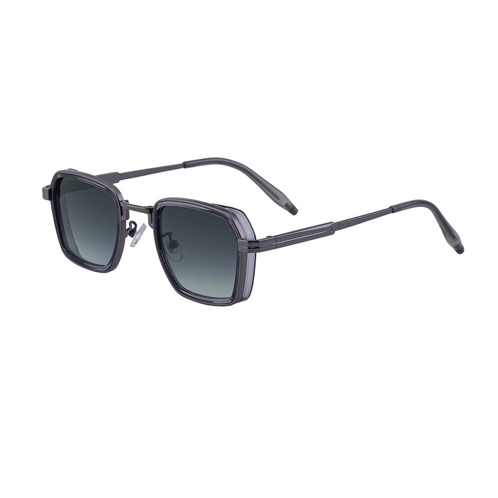 JYL TS Men's Retro Square - Metal-Temple Punk-Style Sunglasses WF-5G341