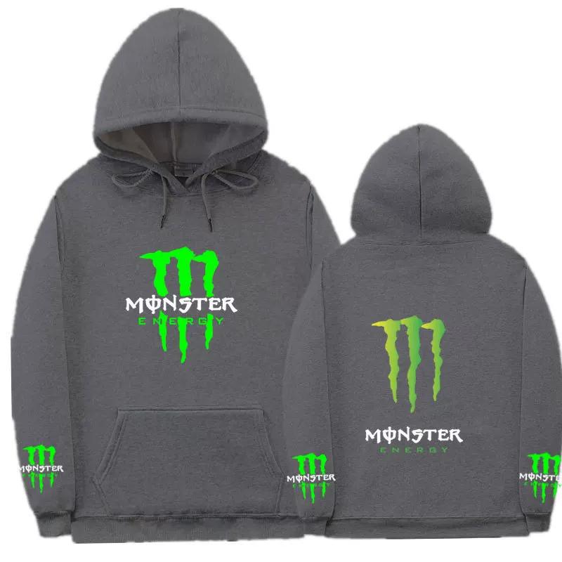 Premium "Monster Claw" Y2K Graphic Unisex Hoodie – Loose-Fit Long-Sleeve Hip-Hop Pullover for Outdoor Casual Wear