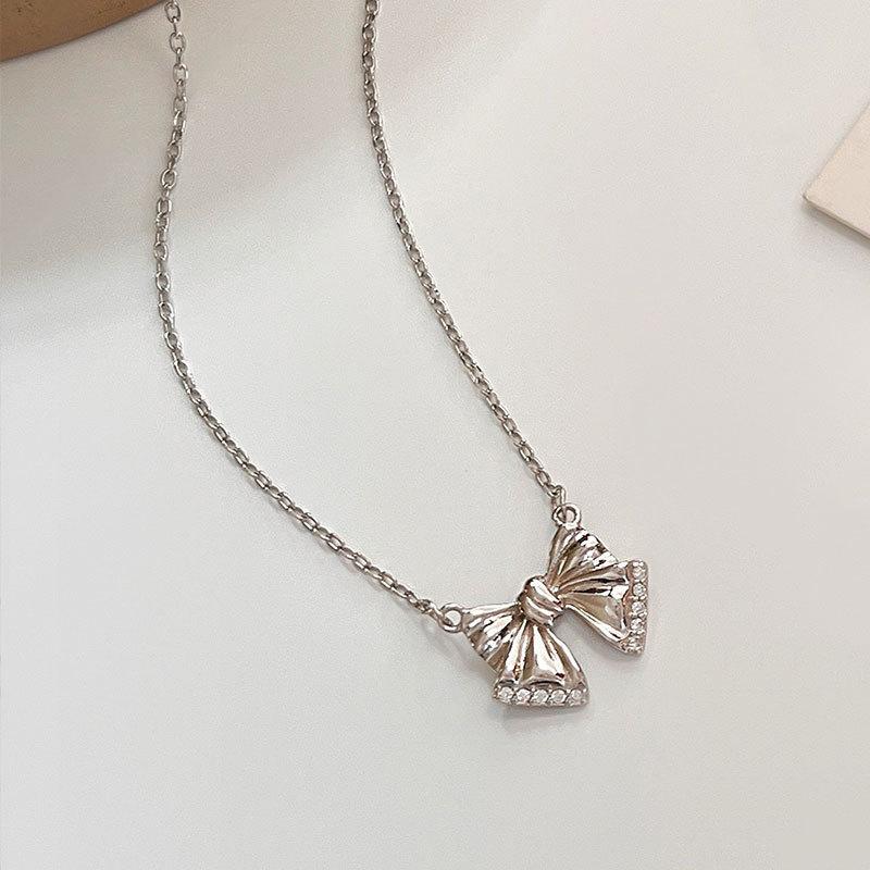 New Year's New Bow Series Earring Necklace Japanese and Korean Ins Style Ring Bracelet Trend