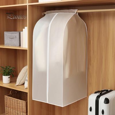 Dustproof Clothes Oversized Cover Zipper Closure Translucent Dress Suit Coat Protector Cover Hanging Storage Bag