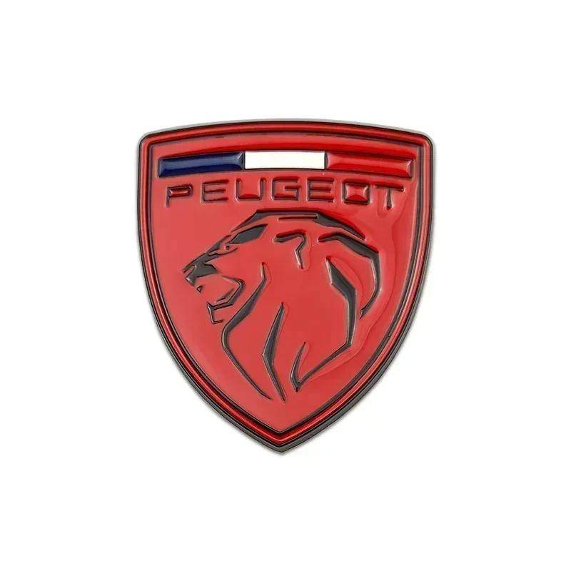 Car Body Fender Side Metal Emblem Rear Trunk Badge Sticker for Peugeot 406 405 205 3008 206 5008 308 208 408 508 407 107 307