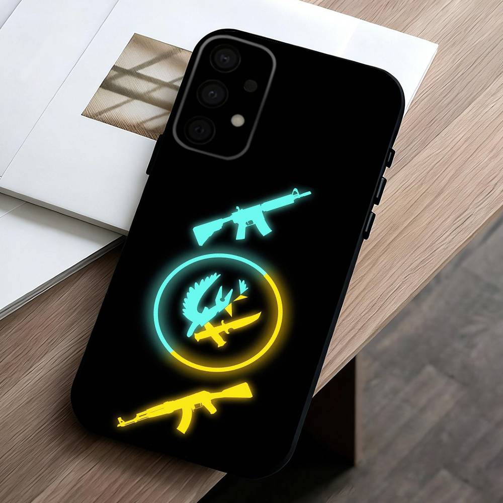 G-Game CS2 C-Counter S-S-Strikes Phone Case For Samsung Galaxy A73,A72,A71,A70,A53,A52,A51,Others Soft Black Cover