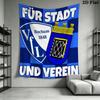 VfL Bochum 1848 Wandteppich Ästhetischer Wandbehang Bedruckter Stoffdecke Dekorative Wandteppiche für Schlafzimmer Wohnzimmer Heimdekoration