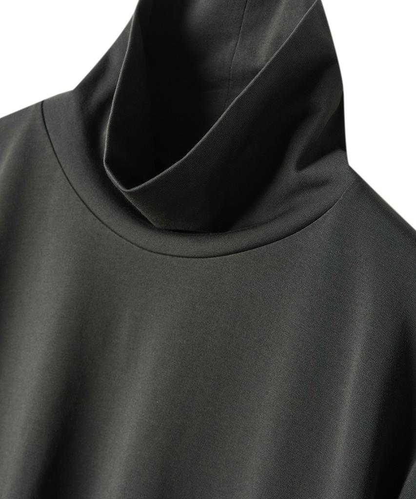 Leopeusaideu Turtleneck Long Sleeve Charcoal