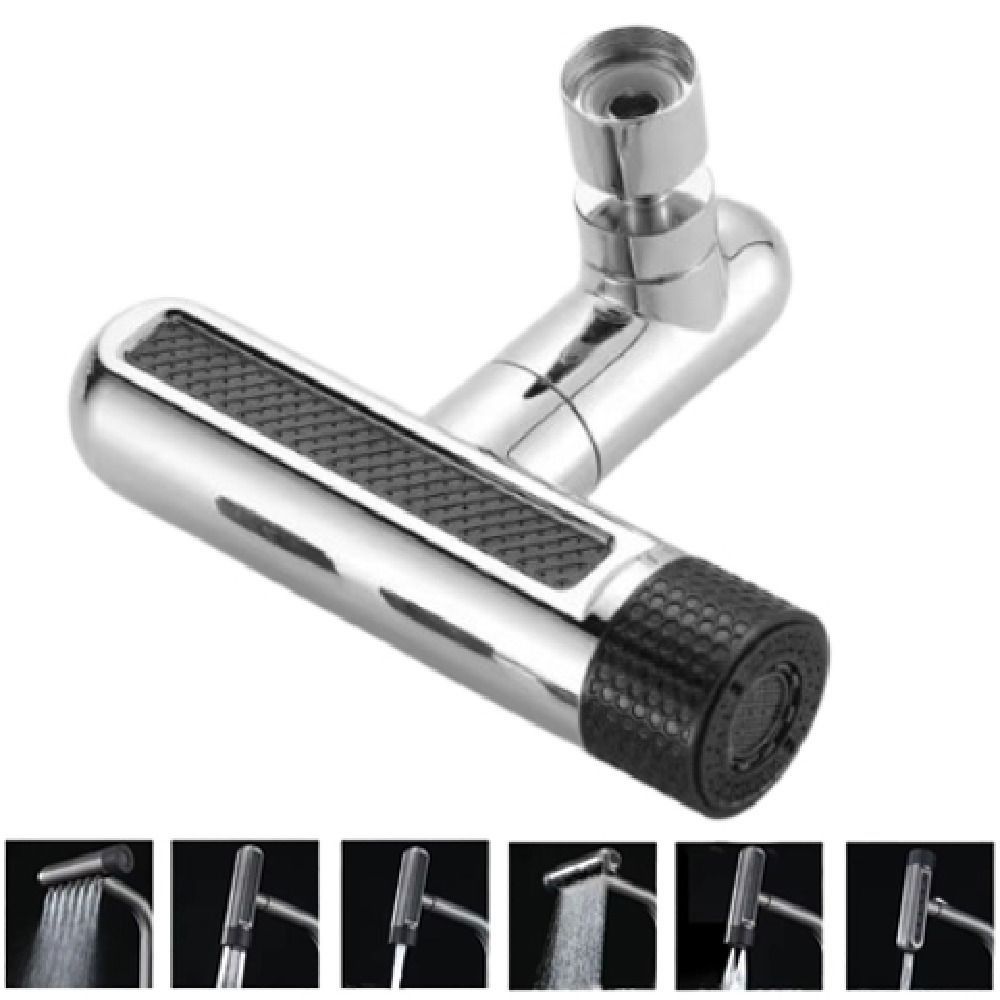 Water Saving Swivel Waterfall Faucet 360° Rotating Water Tap Extender Bathroom