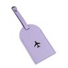 Airplane Suitcase Tag Baggage Name Tags Colorful Information Card Soft PU Luggage Tag  Women