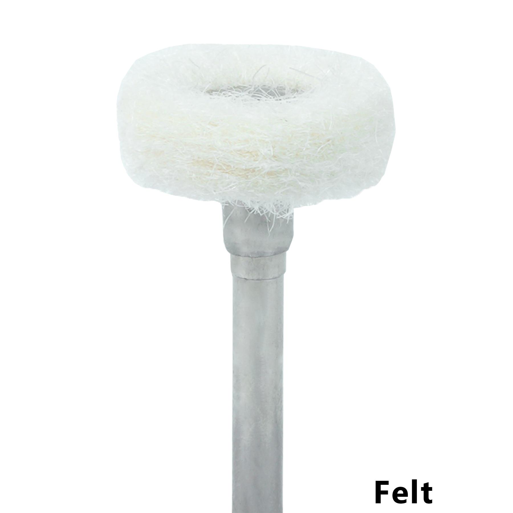 

10Pcs Ra Shank Dental Polishing Brush Drill Wheel Materials Cotton Felt Goat Wool Alumina Tools Dia 10Mm Handpiece Rotary Tools