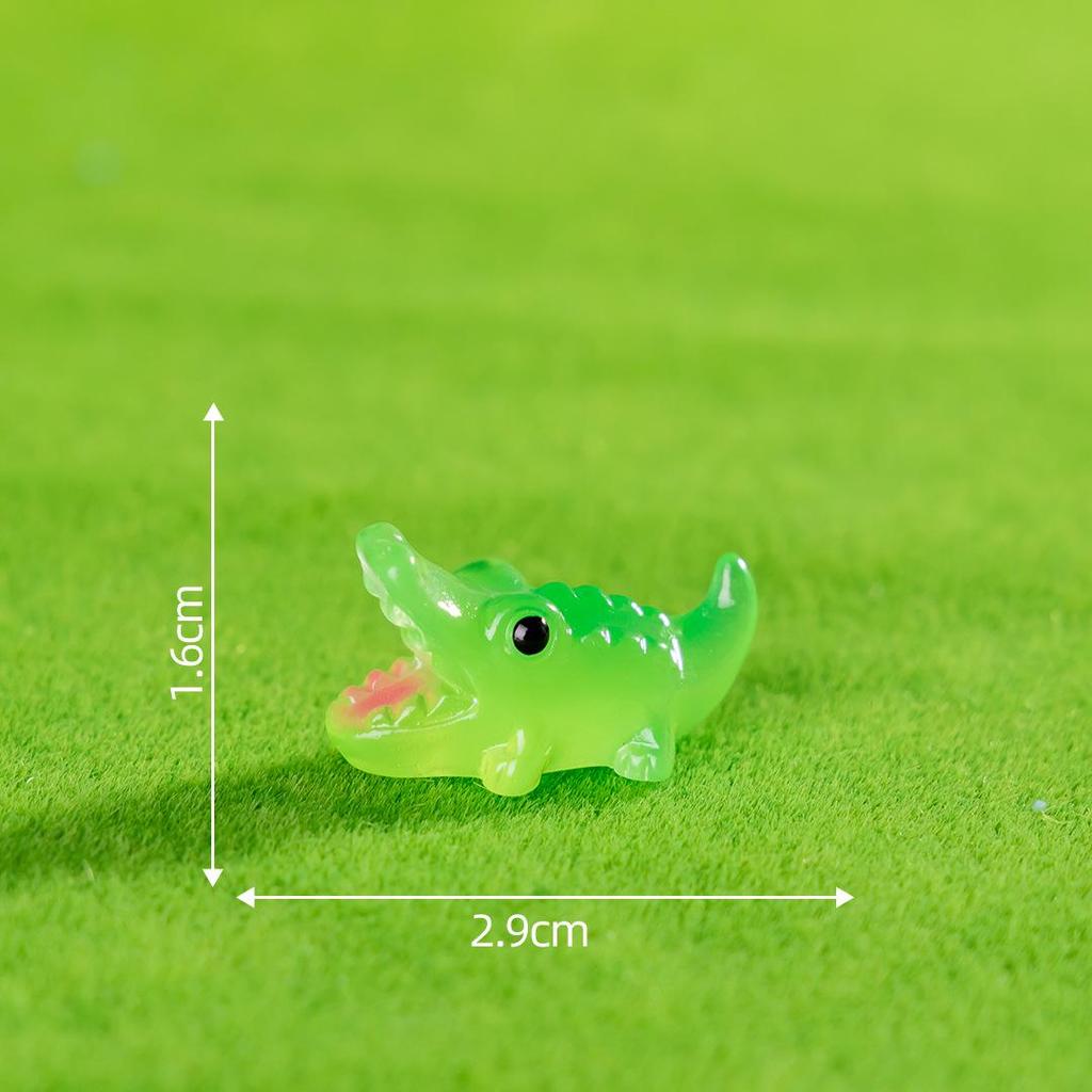 Luminous Crocodile Moss Landscaping Ornaments - Resin Small Accessories
