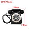 Corded Desk Phone Old Style Curly Cord for Office Hotel Use