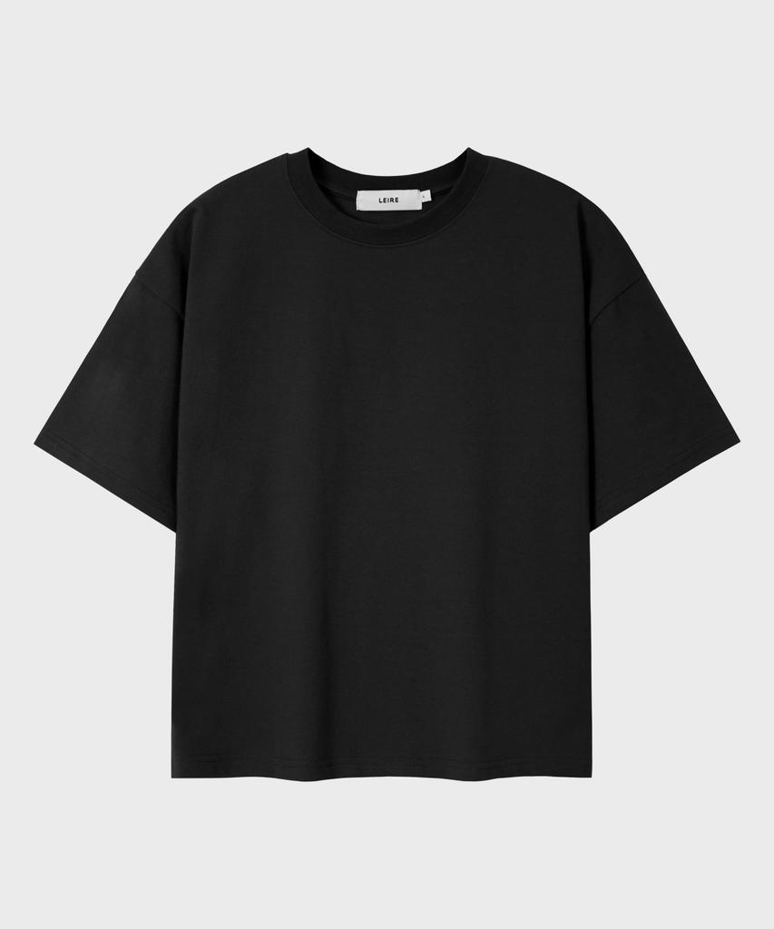 LEIRE Essential Crop T-Shirt [Black]