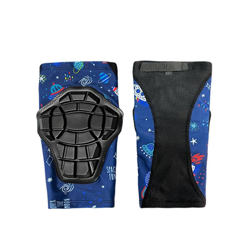 Knee Protectors for Knee Left and Right Injury Shock Easy To Put On and Take Suitable for Mountain Kick and Other for 2 Colors Kids, Bicycles, Pads,