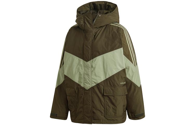 

Adidas Originals Puffer Jackets Women s Green Hooded Moderate Other ED6590 36