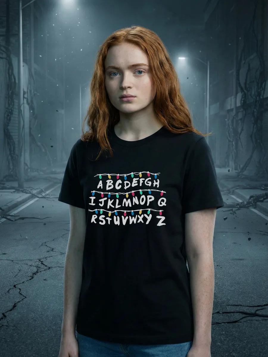 Oversized basic print T-shirt L