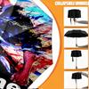 Custom Name Personalized BLEACH Print Umbrella, Auto Open Close, 8‑Rib Sturdy Frame, Commute Camping Hiking Use, Birthday Gift