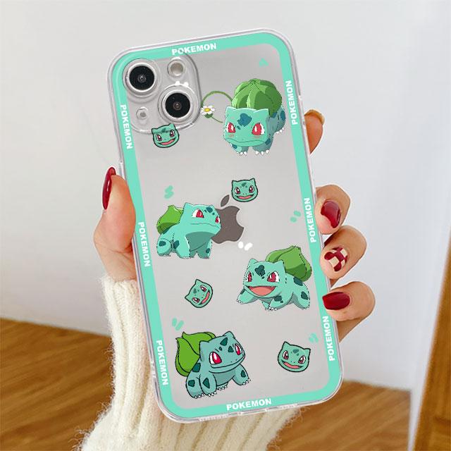 

Прозрачный чехол с рисунком Покемон Пикачу для Apple iPhone 11 14 13 12 Pro 7 8 Plus XR X XS Max 6 6S 14Pro, силиконовый чехол для телефона iPhone XR