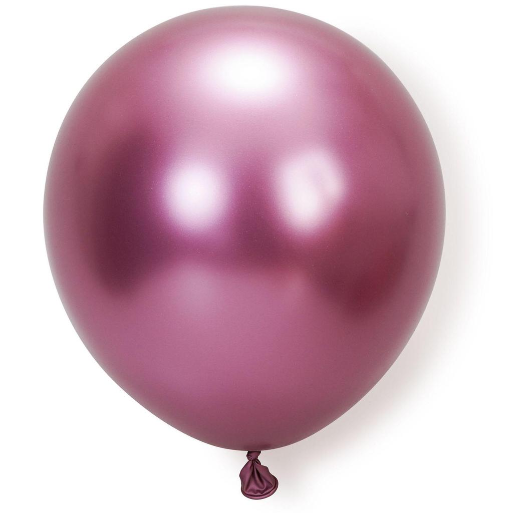 Good Times 10'' & 12'' Latex Metal Balloons for Weddings & Parties
