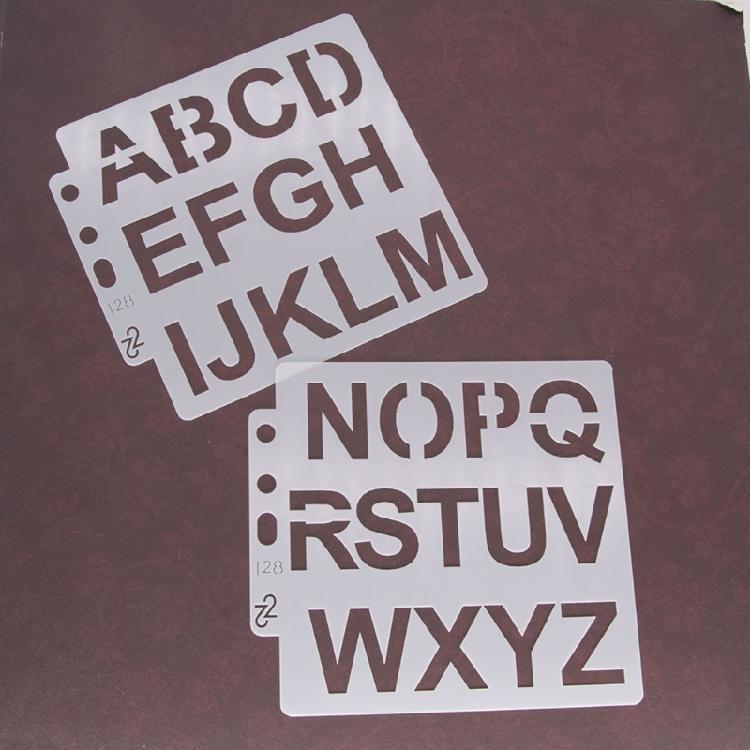 Exquisite Letter Number Stencil Template DIY Album Card Making Painting Template