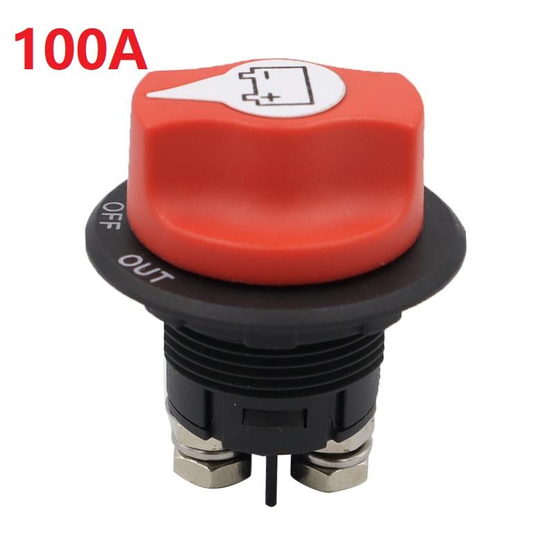 300A/200A/100A/50A Car Battery Switch Rotary Disconnect Power Cut Off Disconnecter Isolator For Auto Truck Motorcycle Boat RV