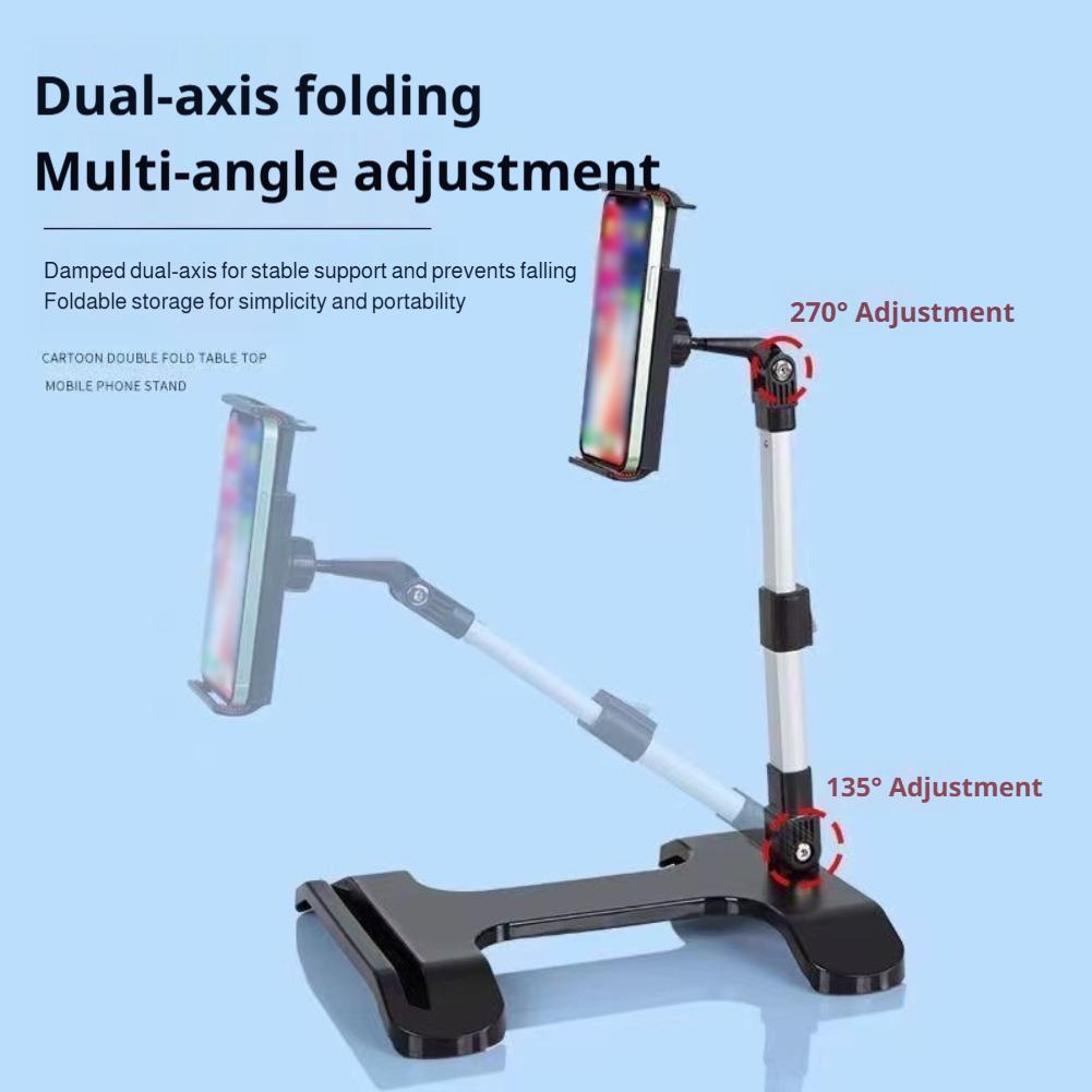 Mobile Phone And Tablet Holder Universal Lazy Bed Creative Desktop Foldable Multi Angle Drama Chasing Stand Sofa Phone Support