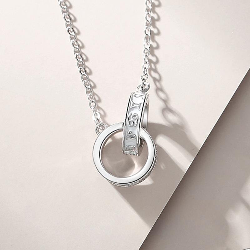 

Ожерелье для пары из стерлингового серебра S925 с двенадцатью звездами, оригинальный корейский дизайн, цепочка для ключицы 925