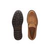 Clarks Unstructured Series Two-Layer Cowhide Formal Business Round-Toe Slip-On Loafers Men Loafers Brown 261745817