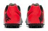 Nike Bomba Slip Resistant Cushioning Abrasion Resistant Low Top Kids' Soccer Shoes Gray Red Kids' 826488-006