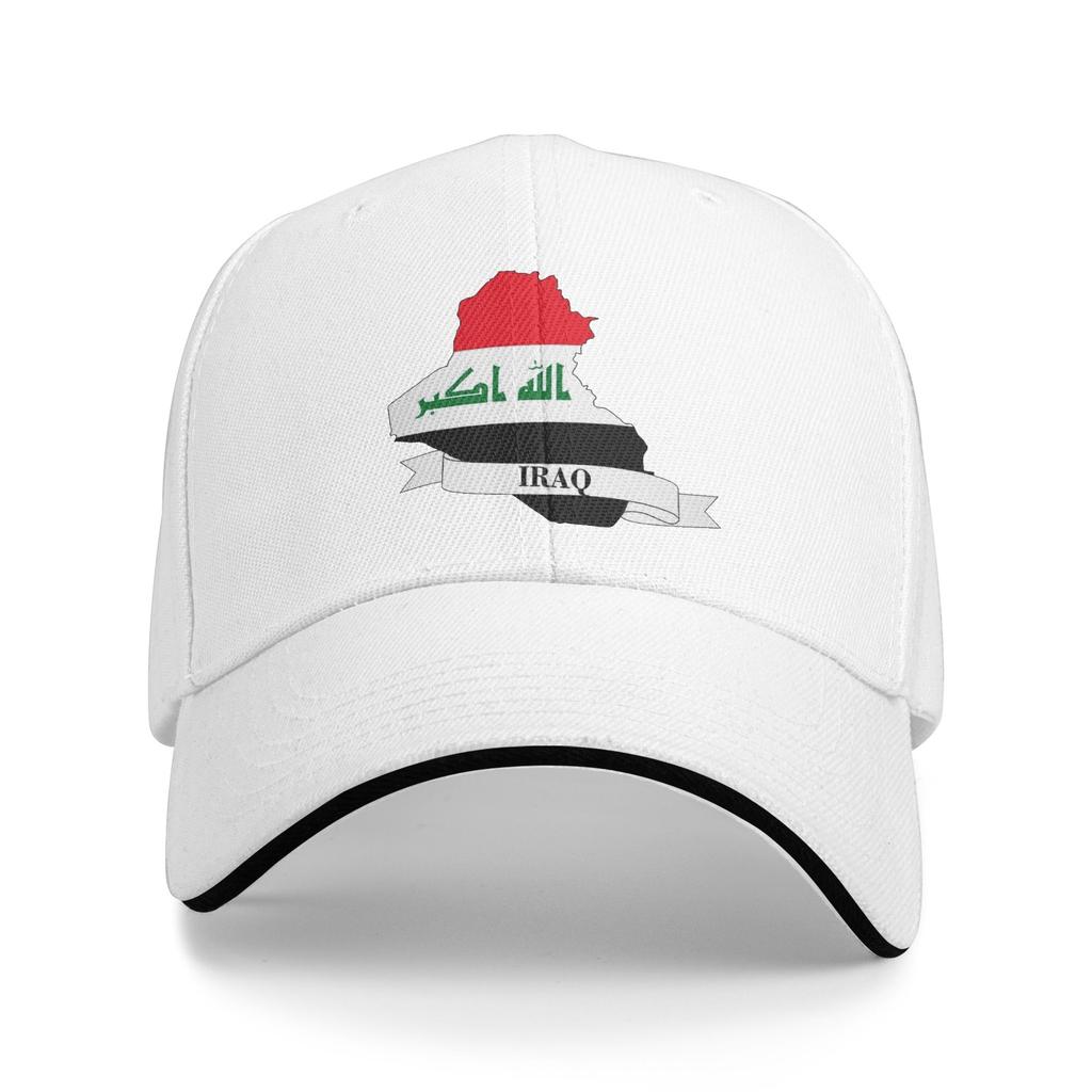 Iraq Flag Accessories Unisex Women Baseball Cap Dad Hat Unique Design Outdoor Headwear Adjustable Fit Snapback Cap