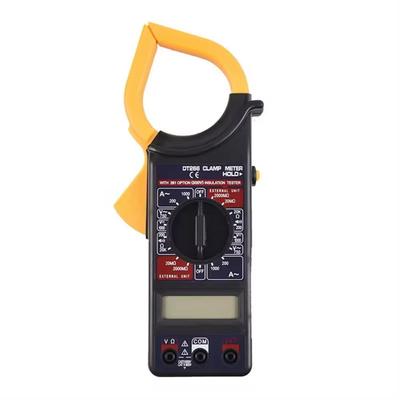 QHTITEC Digital Clamp Meter Multimeter DT266 Professional Clamp Meter AC DC 1000V Current Tester Voltage Multimeter Clamp Ammeter