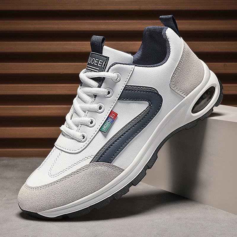 Large Size Men's Casual Sneakers, Sports Walking Shoes, Comfortable Lace-up Sneakers, Suitable for All Seasons