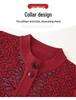 Round Neck Knitted Cardigan for Middle-Aged and Elderly Women - Grandma Style Sweater for Spring and Autumn