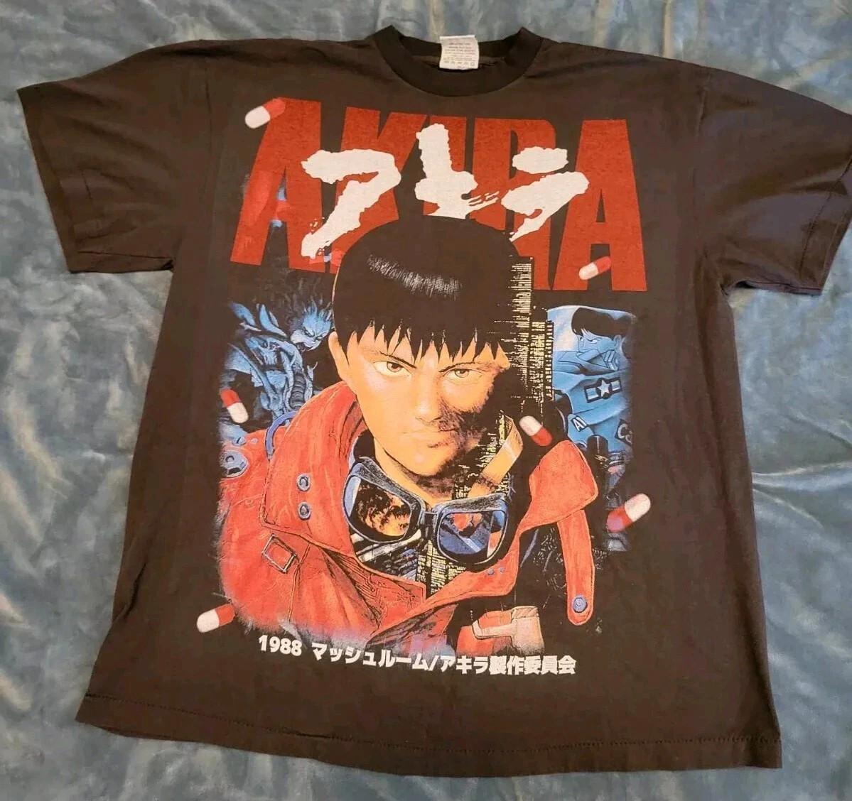 Akira Anime All Over Print T-Shirt Dark Chocolate Color Shirt AN46885 L