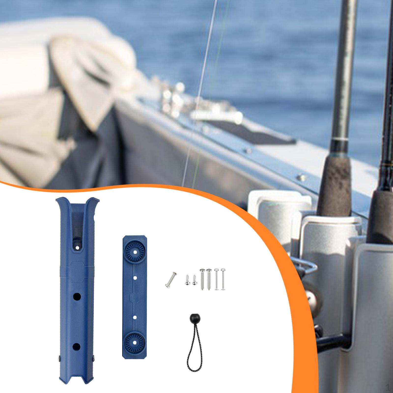 

Кронштейн-тримач для вудилищ Зручний Міцний Організатор у вигляді трубки з монтажними гвинтами синій