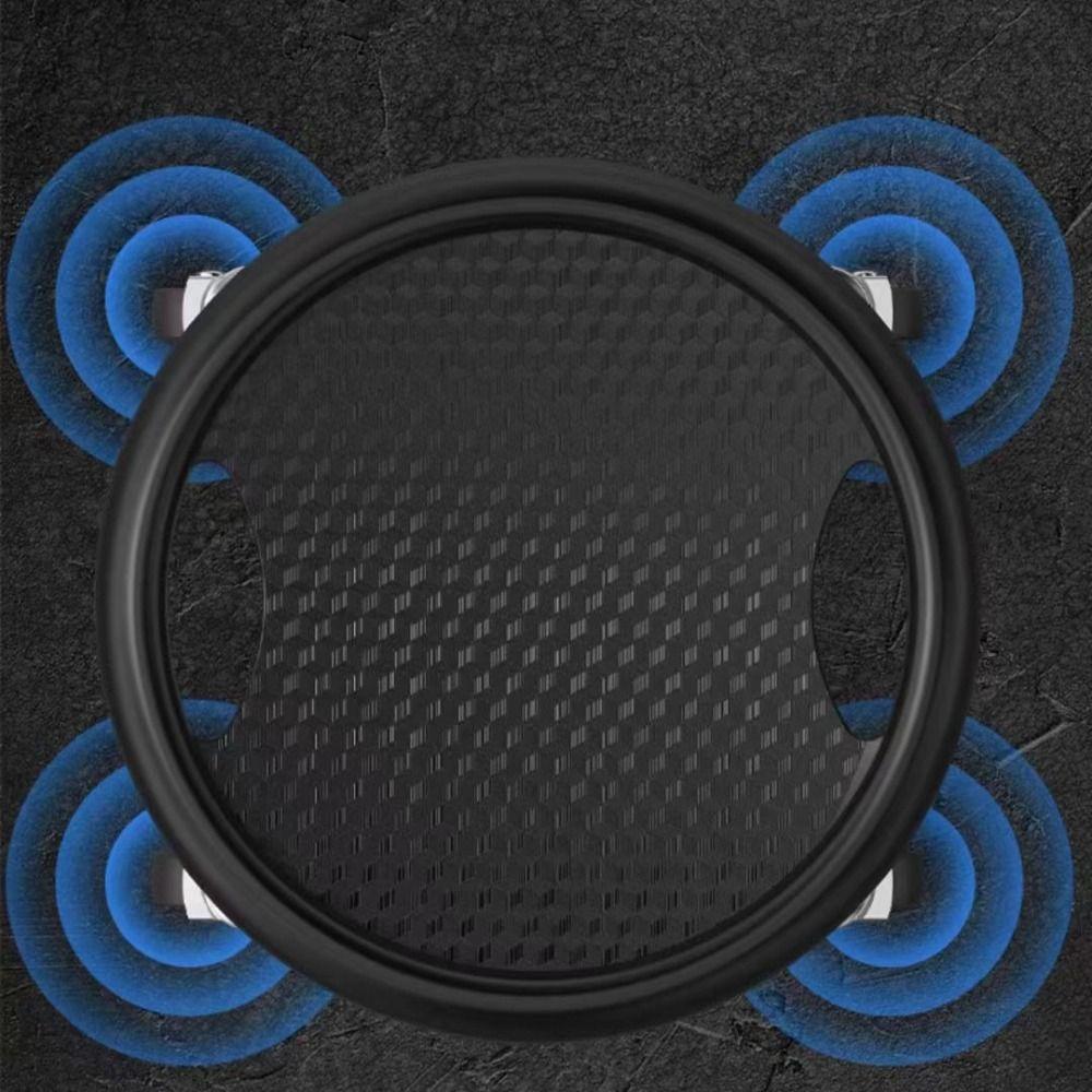 Noiseless Abdominal Wheel Roller Safety 4-wheel Fitness Sliding Disc With Handle Multifunctional Abdominal Muscle Trainer