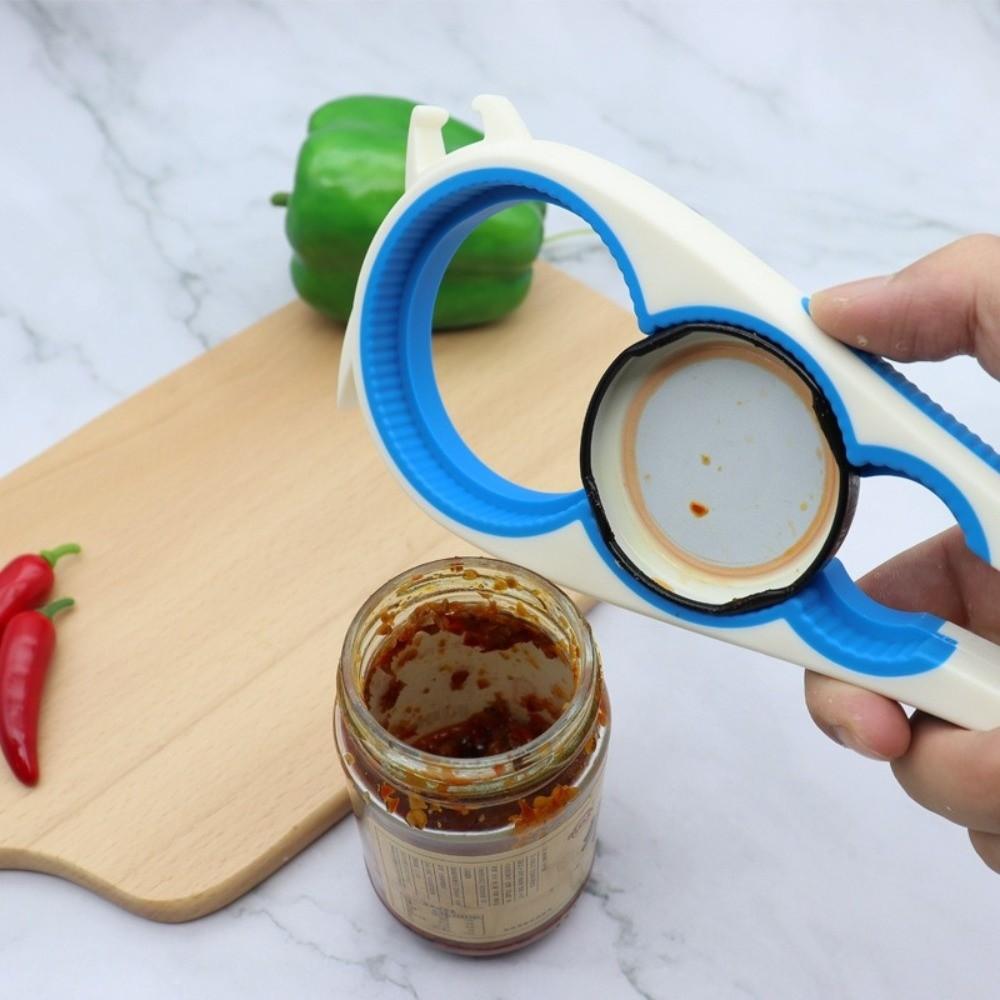 4 In 1 Jar Opener Quick Opening Can Lid Remover Durable Bottle Cap Twister  Everyday Use