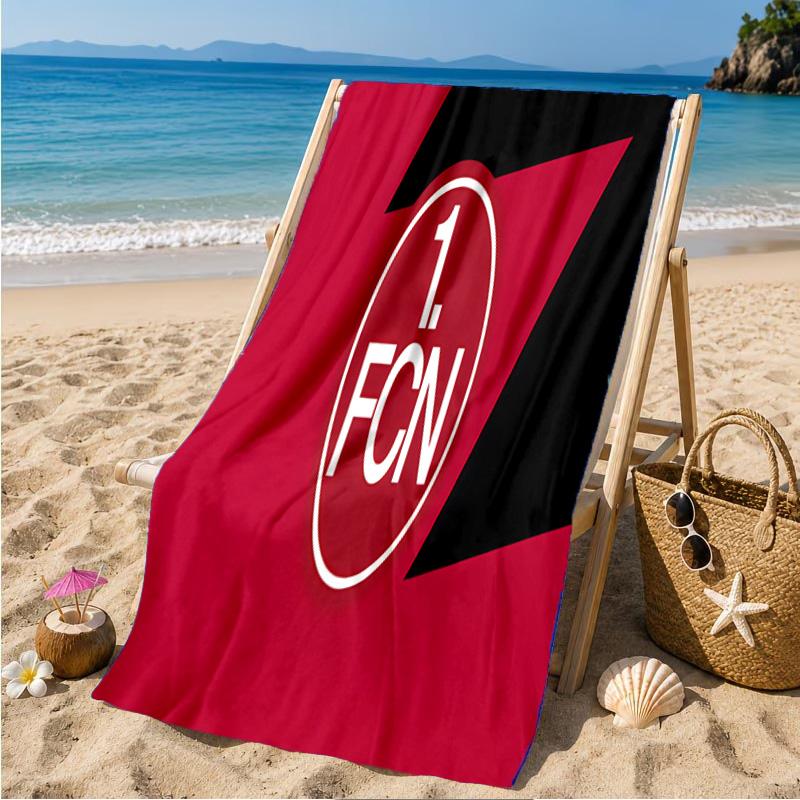 Nurnberg Football Club Beach Towel Microfiber Beach Towel, Lightweight and Quick-Dry, for Summer Travel, Swimming Pool Fan Birthday Gift