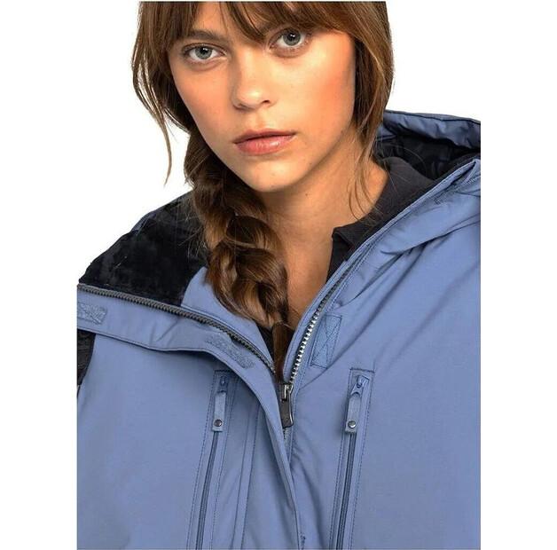Women's Down Jacket Roxy Lofty Cloud Blue