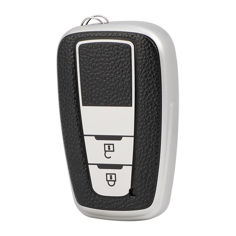 Auto Leather TPU Car Key Cover Case for Toyota Prius Camry Corolla C-HR CHR RAV4 Prado 2018 Keychain Accessories